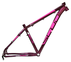 rám 27,5" SCUD 9SC 15" vínově-růžovo-bílá