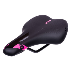 sedlo DDK F20 SEMI PU černo-růžové