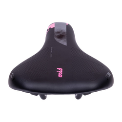 sedlo DDK F20 SEMI PU černo-růžové