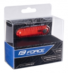 blikačka zadní FORCE DOT 20LM, 5x LED, USB