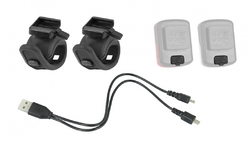 blikačky sada FORCE POINT USB přední+zadní