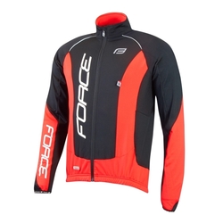 bunda / dres FORCE X68 PRO, dlouhý rukáv, černo-červená, vel. L