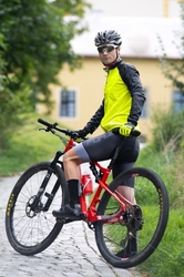 bunda FORCE WINDPRO neprofuk, fluo-černá