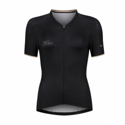 dres F GOLD LADY kr. rukáv, černo-zlatý