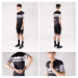dres F RETRO UNI kr. rukáv, černo-zlatý
