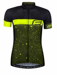 dres FORCE SPRAY LADY kr. rukáv, army-fluo