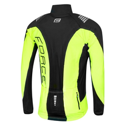 bunda / dres FORCE X68 PRO, dlouhý rukáv, černo-fluo, vel. L
