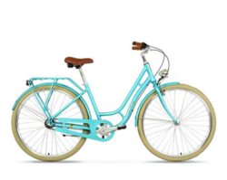 GALAXY JULIET 28" Shimano Nexus tyrkysově zelená