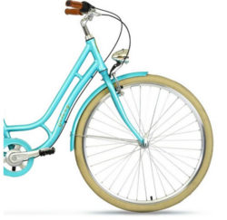 GALAXY JULIET 28" Shimano Nexus tyrkysově zelená
