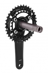 kliky MTB FCMT210 36/22 černé 175  integrovaná osa