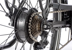LEADER FOX E-BIKE 26" LOTUS 20"-1, BLACK SHINY (rear motor)