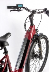 LEADER FOX E-BIKE 26" LOTUS -3, BROWN  (rear motor)