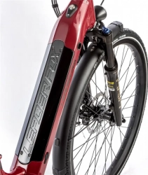 LEADER FOX E-BIKE 26" LOTUS 20"-3, BROWN  (rear motor)