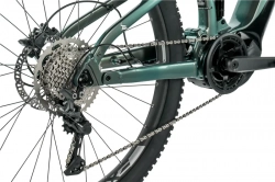 LEADER FOX E-BIKE ARRAN FULL SUSP. 29", 21,5"-4, GREEN BOTTLE  (PANASONIC)