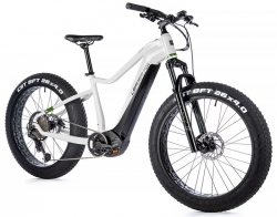 LEADER FOX E-BIKE 26" BRASA,FAT BIKE,-1, WHITE SHINY (PANASONIC)