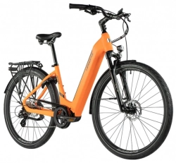 LEADER FOX E-BIKE 28" SAGA CITY -3, NEON ORANGE (MODEST)