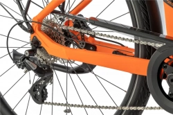 LEADER FOX E-BIKE 28" SAGA CITY -3, NEON ORANGE (MODEST)
