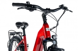 LEADER FOX E-BIKE 28" NARA -1, DARK RED SHINY (REAR MOTOR)