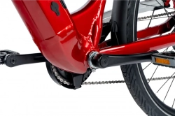 LEADER FOX E-BIKE 28" NARA 18"-1, DARK RED SHINY (REAR MOTOR)