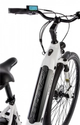LEADER FOX E-BIKE 28" INDUKTORA -2, WHITE (rear motor)
