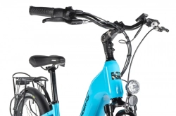 LEADER FOX E-BIKE 28" INDUKTORA -4, BLUE (rear motor)