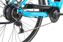 LEADER FOX E-BIKE 28" INDUKTORA 18"-4, BLUE (rear motor)