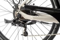 LEADER FOX E-BIKE 26" LOTUS -3, SILVER (rear motor)