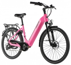 LEADER FOX E-BIKE 26" LOTUS -4, PINK SHINY (rear motor)
