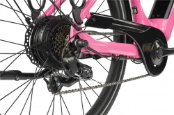 LEADER FOX E-BIKE 26" LOTUS -4, PINK SHINY (rear motor)