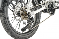 LEADER FOX E-BIKE 20" HARLAN-2, WHITE SHINY (MODEST)