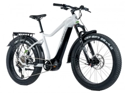 LEADER FOX E-BIKE 26" BRASA,FAT BIKE,-1, WHITE SHINY (PANASONIC)