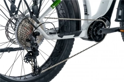 LEADER FOX E-BIKE 26" BRASA,FAT BIKE,20"-1, WHITE SHINY (PANASONIC)
