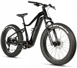 LEADER FOX E-BIKE 26" BRAGA,FAT BIKE,-2, BLACK SHINY (M510)