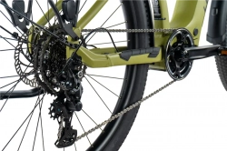 LEADER FOX E-BIKE 28" BEND GENT CROSS 19"-3, ARMY GREEN (M510)