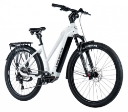 LEADER FOX E-BIKE 28" BEND LADY CROSS -1, WHITE SHINY (M510)