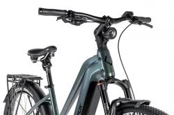 LEADER FOX E-BIKE 28" BEND LADY CROSS 16,5"-2, GREEN BOTTLE (M510)