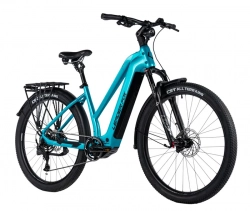 LEADER FOX E-BIKE 28" BEND LADY CROSS -3, LIGHT BLUE (M510)