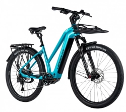 LEADER FOX E-BIKE 28" BEND LADY CROSS -3, LIGHT BLUE (M510)