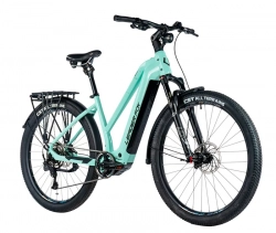 LEADER FOX E-BIKE 28" BEND LADY CROSS -4, LIGHT GREEN (M510)