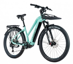 LEADER FOX E-BIKE 28" BEND LADY CROSS -4, LIGHT GREEN (M510)