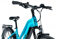 LEADER FOX E-BIKE 28" DENVER LADY -1, BLUE LIGHT (M300)