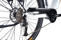 LEADER FOX E-BIKE 28" DENVER LADY 18"-2, WHITE SHINY (M300)