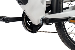 LEADER FOX E-BIKE 28" SANDY LADY 18"-1, WHITE SHINY (REAR MOTOR)