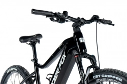 LEADER FOX E-BIKE 29" ARIMO  GENT -1  BLACK SHINY (REAR MOTOR)
