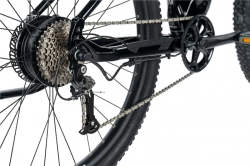 LEADER FOX E-BIKE 29" ARIMO  GENT 19"-1  BLACK SHINY (REAR MOTOR)