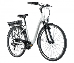LEADER FOX E-BIKE 28" PARK CITY -2, WHITE (rear motor)