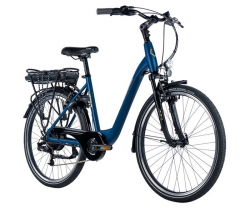 LEADER FOX E-BIKE 26" LATONA -3, DARK BLUE MATT (rear motor)