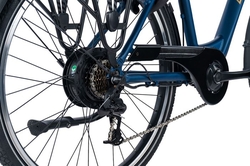 LEADER FOX E-BIKE 26" LATONA -3, DARK BLUE MATT (rear motor)