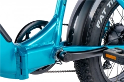 LEADER FOX E-BIKE 20" CODY-3, FOLDING BIKE,BLUE LIGHT (REAR MOTOR)