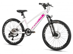 LEADER FOX CAPITAN 24" GIRL-1,WHITE SHINY